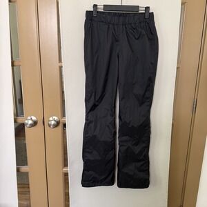Columbia Womens XS Black Omni Tech Straight Leg Rain Pants Waterproof
